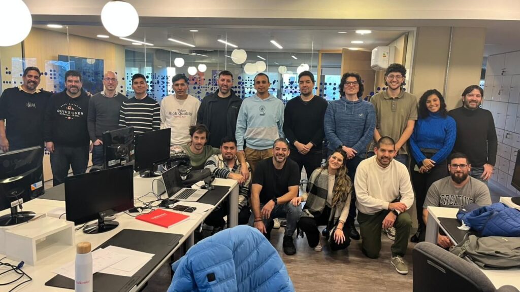 Equipo Valkimia trabajando